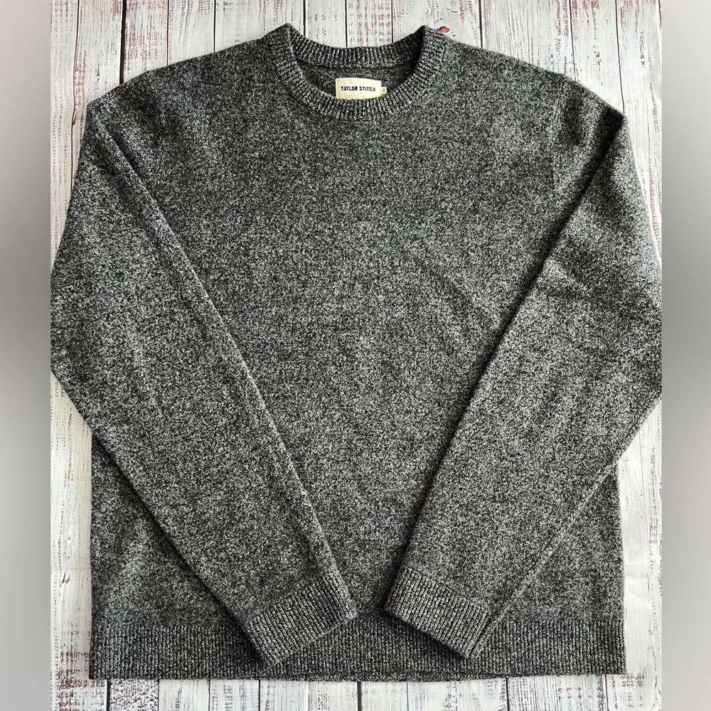 Taylor Stitch Gray Crewneck Sweater